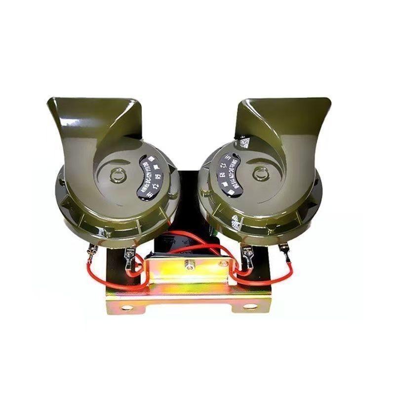 Universal Waterproof Super Loud Snail Horn for Cars, Motorcycles, and Trucks (12V/24V)