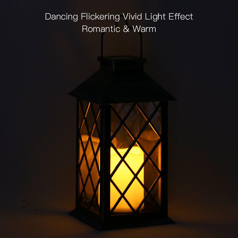 Solar-Powered LED Candle Lantern for Home and Garden