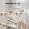 Portable Socks Drying Rack Detachable 16 Clips Underwear Drying Clips Space-saving Windproof Clothes Drying Rack with Clips