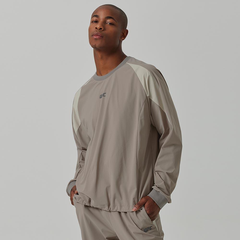 UFC SPORT Ufc Bolt Relax Fit Sweatshirt Ash Khaki U4Swv3107Ak