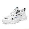 Men's Spring New Breathable Mesh Shoes Men's Trendy Versatile Thick Bottom Simple Comfortable Sports Leisure Shoes