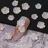 30 buc Ornament Transparent Floare de Camelia pentru Unghii Rășină Aurora Accesorii Unghii 3D Trandafir Decorațiune Unghii Purtabilă