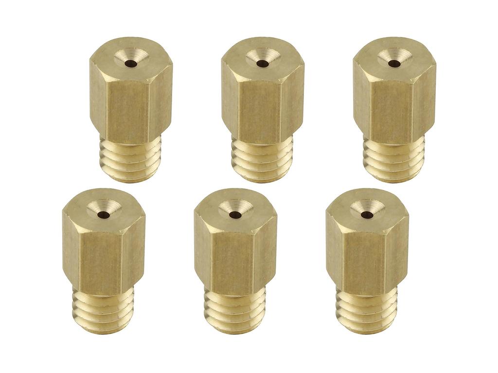 Shift Up 800002-MA-10 Motorcycle Goods Carburetor Main Jet Set MIKUNI Hexagon Large VM26 6x11.5 Angle