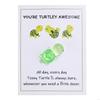 62KD Turtles Pockets Hug Decorations With Greeting Card Distance Social Gift Birthday