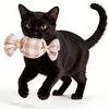 Candy Shape Cat Toy with Self-Play Kitten Natural Catnip Kick Toy Interactive Plush Chew Bite