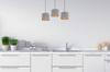 Elegant Hanging Lamp Golden Velvet Lampshade Selection