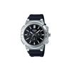 STANDARD Series Retro Sports Trend 50 Meters Waterproof Quartz Movement Resin Strap Japanese and Korean Watch Men's Watch Black MTP-E500-1AV