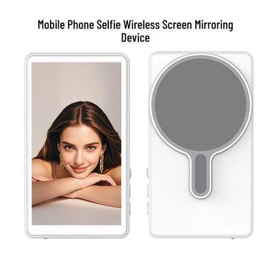 Wireless Selfie Projector for Live Streaming with Rear Camera Magnetic Screen Mirroring.