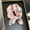 1116 New Silk Scarf, Mulberry Silk Spring Silk Scarf, Elegant Fashion Scarf, Simple Printed Small Scarf