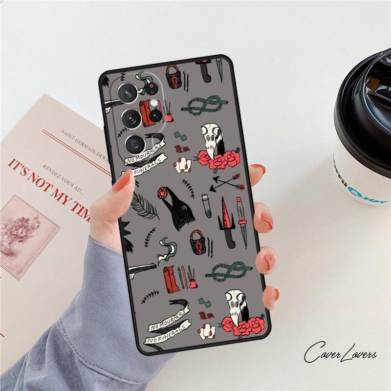 Six Of Crows Phone Case For Samsung Galaxy S24 S25 S23 S22 Ultra Note 10 20 Plus S20 S21 FE Cover