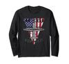 AC-130 J Ghost Rider Military Airplane Patriotic Vintage Long Sleeve T-Shirt