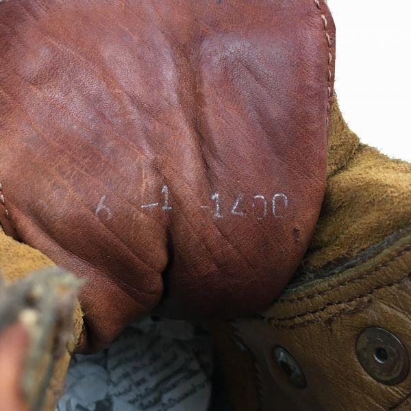 Pre-1980s Vintage TRAPPEUR Leather Trekking Boots Size 6 (Approx. 24.5cm) Dark Brown Men's(USED)