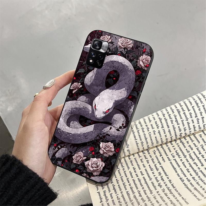 

Snake Art Carcasa Funda Phone Case For Xiaomi Redmi note 14 ProPlus 14 13 12 11 10 Pro 14S 12S 11S Redmi 14C 13C Redmi Note14Pro Plus