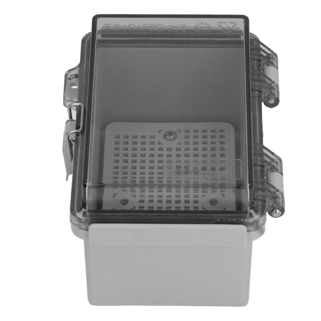 Distribution Box with Hinged Cover Mounting Plate Brackets IP67 Waterproof ABS Plastic Electrical En