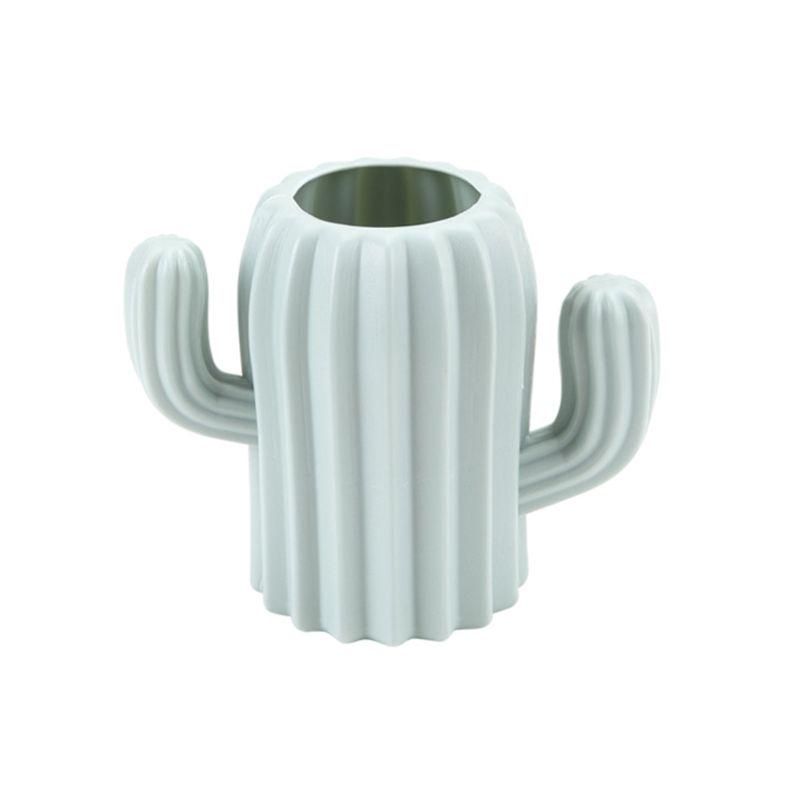 

Cactus Настільний органайзер Олівець Тримач для ручок Контейнер Щітка Горщик Канцтовари Офіс зелений