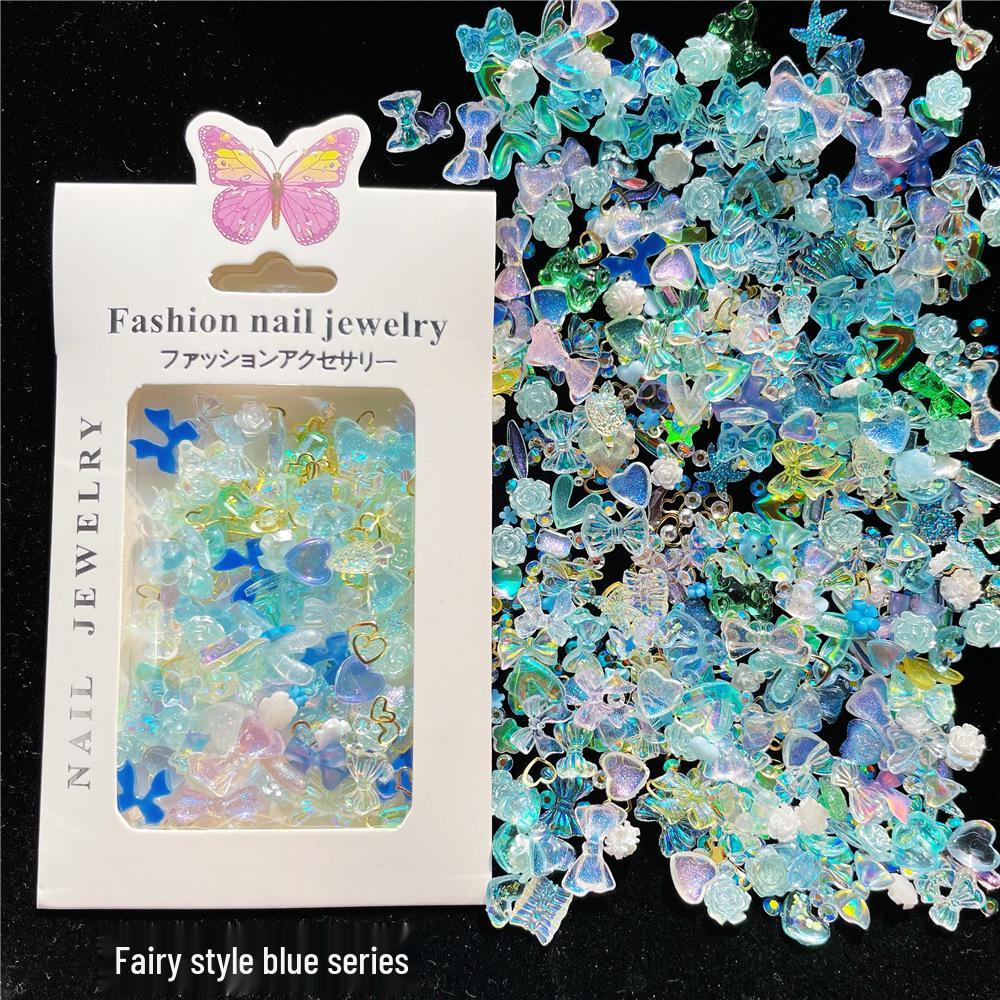 

Нейл-арт смешанные материалы: Банты, Бусины, Жемчуг, Заклепки, Смола, Аксессуары Аврора