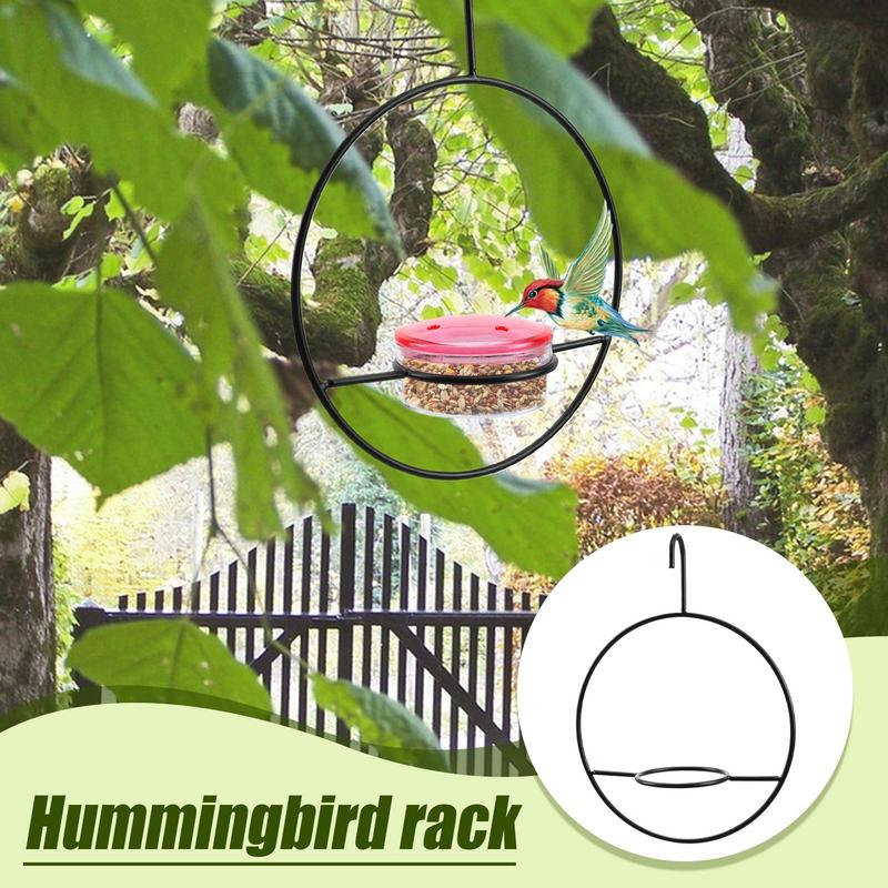 

Hummingbird Feeder Outdoor Bird Feeder Bee-Proof Leak-Proof Feeding Decoration Metal Stand Hanger Canary Perch For Backyard United States