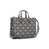 New MICHAEL KORS Gigi Jacquard Tote Bag Shopping Bag Handbag Small Size Women's Gray & Black 30S3S3GM5J-006