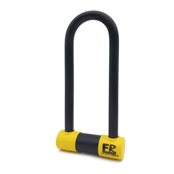 Antivol chaîne FR Sécurité U Sra F FR85300 Diam 18 - noir/jaune - 85x300 mm