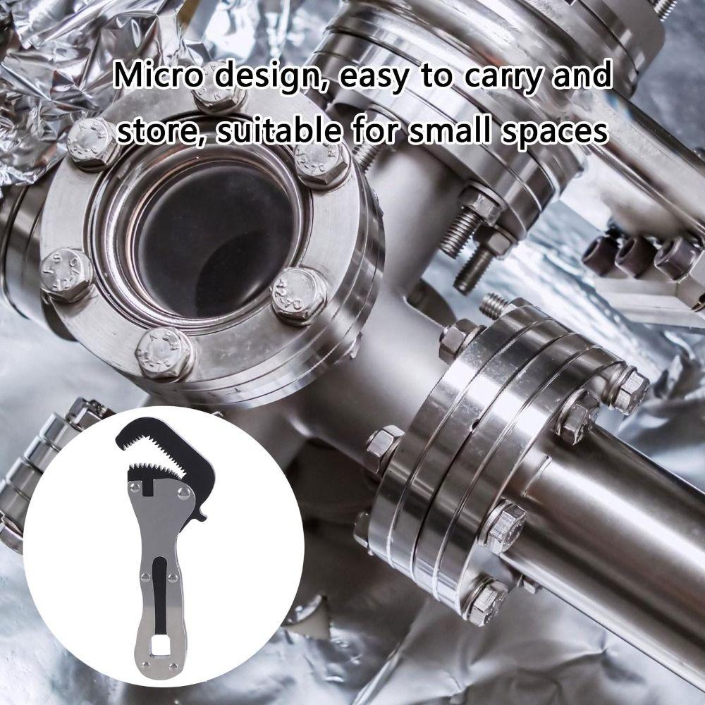 Ergonomic Design Adjustable Wrench Short Handle Miniature Wrench Mechanical Debugging