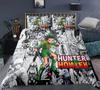 Anime Hunter X Hunter Bedding Set Single Twin Full Queen King Size Bed Sets Aldult Kid Bedroom Customizable