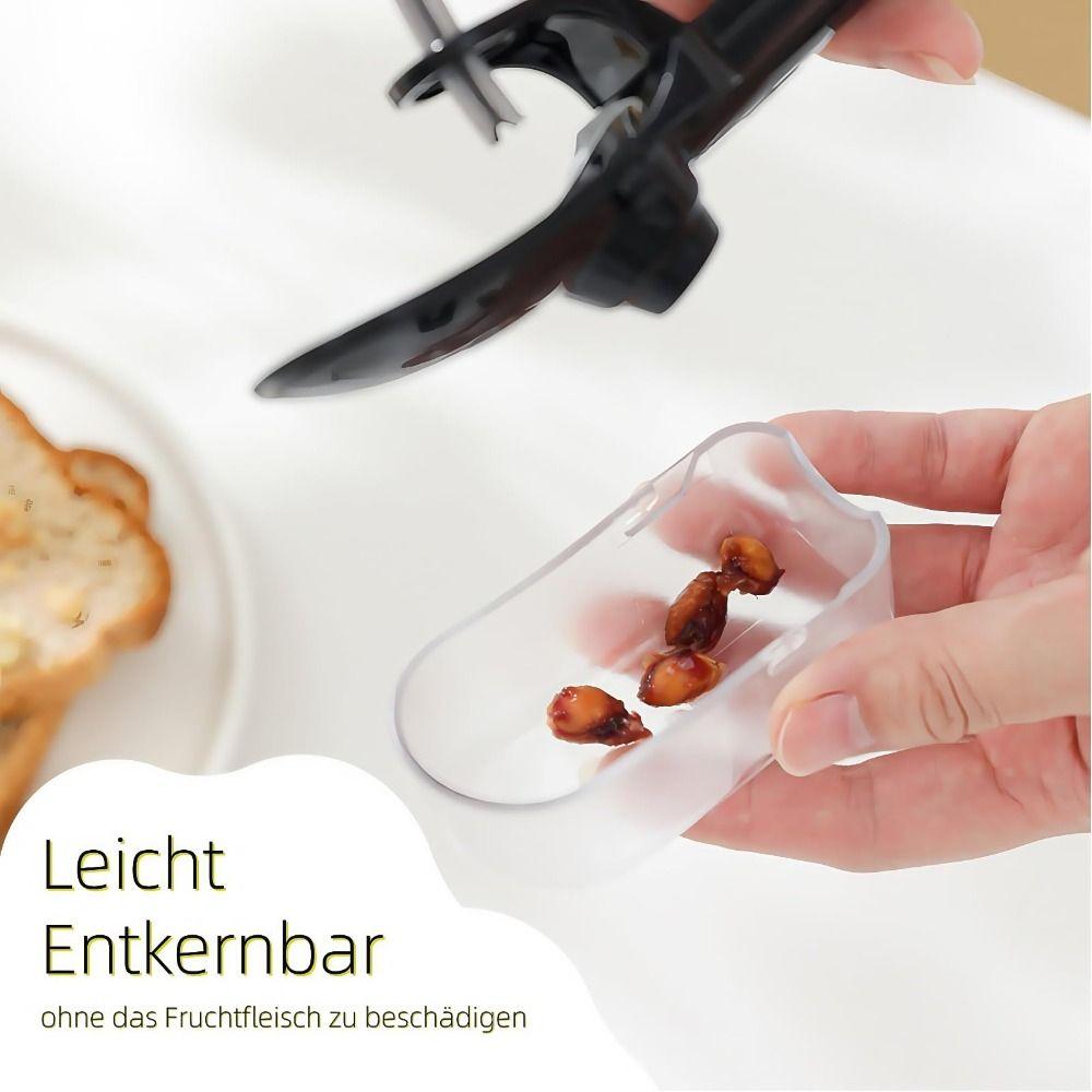 Automatic Rebound Cherry Core Seed Remover Plastic Kernel Seed Remover Olives Corer  Fruits Gadgets