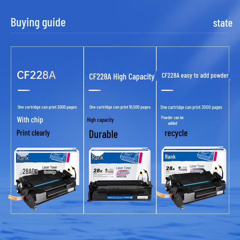 Grage CF228A Compatible Black Toner Cartridge Twin Pack for HP Printers