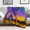 Radical Rides Cedar Point Throw Blanket Stylish Couch Blanket for Home Living Room