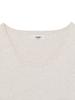 GLOWNY G Deep Scoop Tee (Oatmeal)