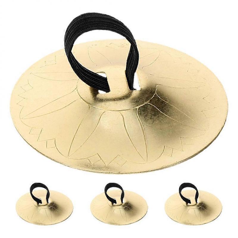 Belly Dancing Finger Cymbals Copper Instrument for 2Pairs Use