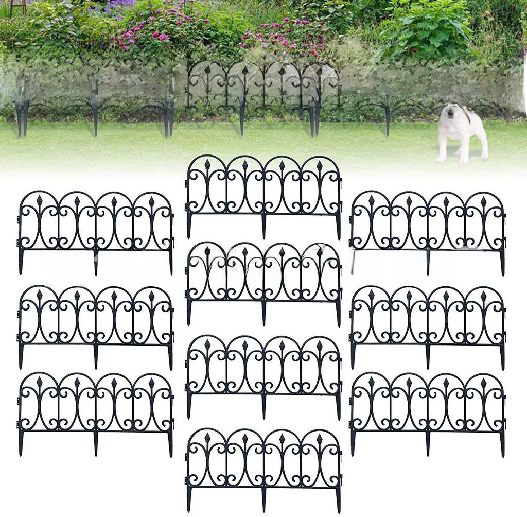 Gartenzaun aus Kunststoff im europäischen Stil