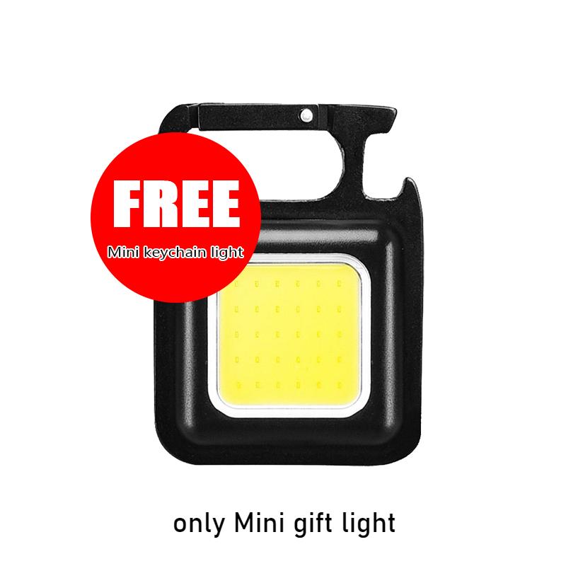 XIWANGFIRE Portable Mini Keychain Flashlight Led Bright EDC Torch Magnetic Clip Lamp Flash Light Outdoor Camping Fishing Tools