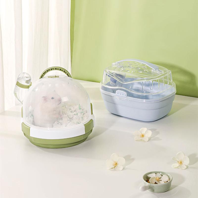 Acrylic Pet Travel Box for Hamsters, Squirrels, and Small Animals