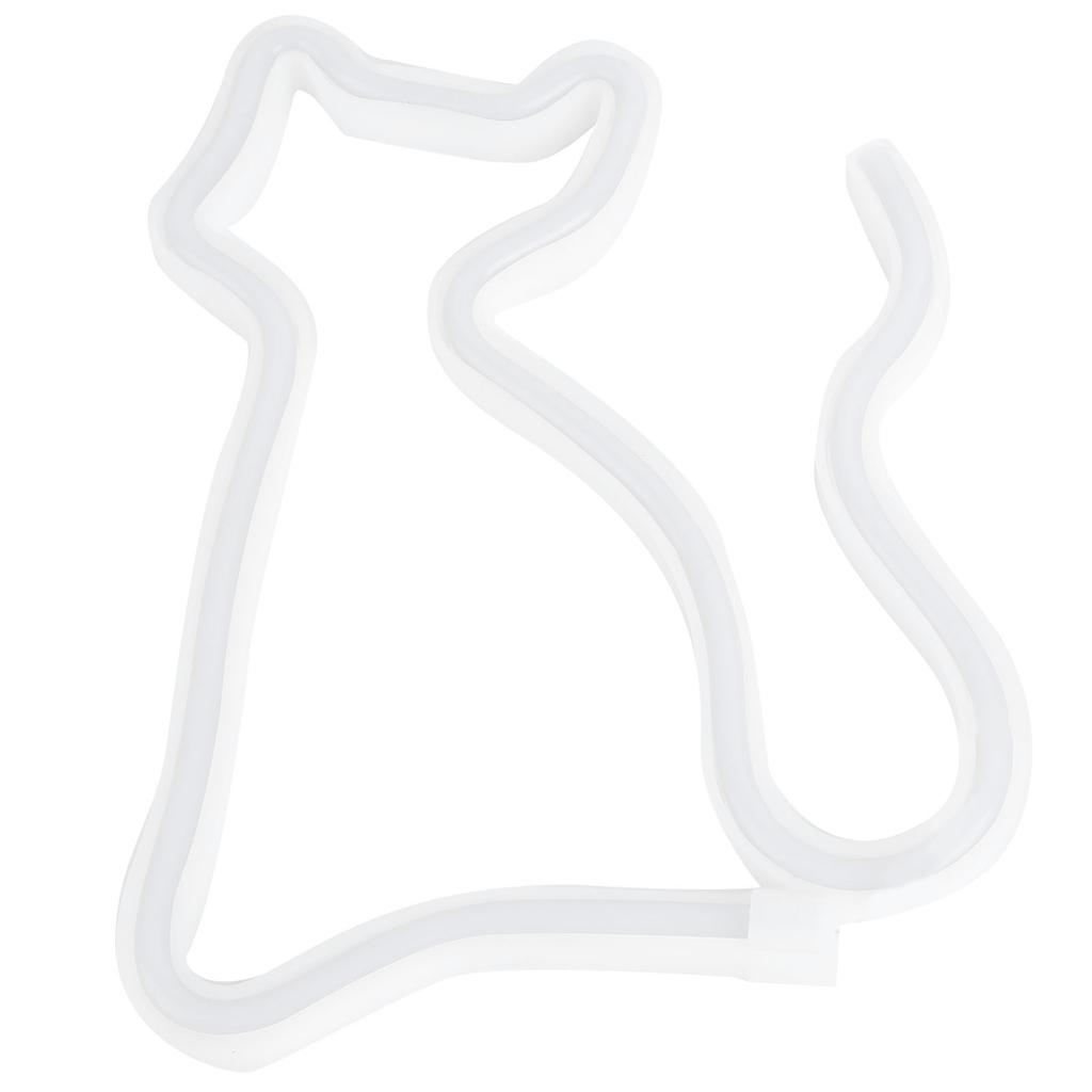 Cat Shape Neon Light Innovative Decorative Night Light for Home Party Bar Dormitory Decoration