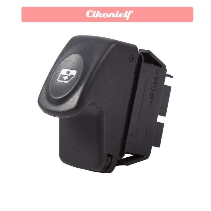 

Interrupteur de Lève-vitre Kangoo Megane Clio Noir pour Intérieur de Voiture