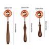 3 Pcs Metal Sealing Spoon Wax Seal Spoon Wax Sealing Stamp Melting Spoon for Scrapbooking Album Wedding Invitations