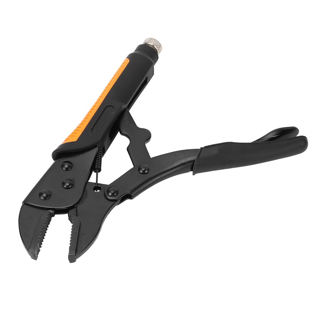 Locking Pliers Curved Jaw Wr Resistant Teeth Anti Slip Handle Portable Pliers with Screw