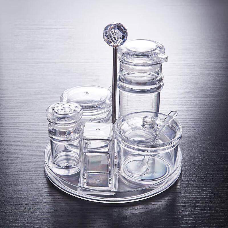 

Homeglen Commercial Plastic Seasoning & Vinegar Bottle Set