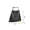 Borsa a Secchiello Tracolla in Morbida Pelle di Lusso Estate 2026 - Elegante Borsa a Mano da Sera da Donna