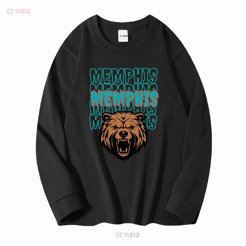 Memphis Basketball Team Vintage T-Shirt Grizzlies Oversized Perfektes Geschenk für Fans Lang- oder Kurzarm Vintage Gewaschen Unisex