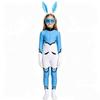 Kids Alya Cosplay Costume Blue White Bodysuit With Mask Halloween Viperion Dress Up Carnival Stage Performance Party Jumpsuit