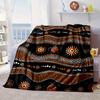 Australian Aboriginal Style Blanket Flannel Blanket Throw Blanket Sofa Cover Blanket Soft Premium Blanket Picnic Blanket Tv Blanket Gifts