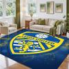 Leeds United Design Kristall-Samt-Teppich Weiche Dekorationsmatte für Schlafzimmer Eingang