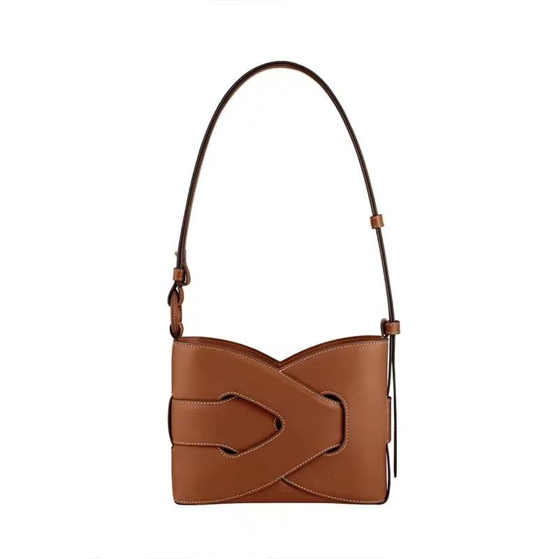 Minimalist Pu Water Bucket Bag With Zipper Closure For Daily Use