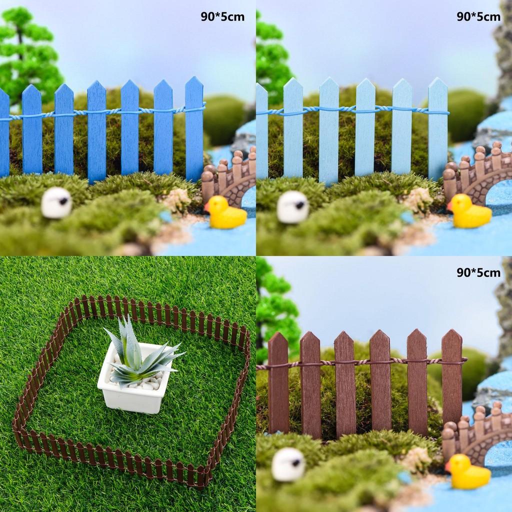 90cm Mini Wood Fence Perfect For Dollhouse Landscape Decoration**