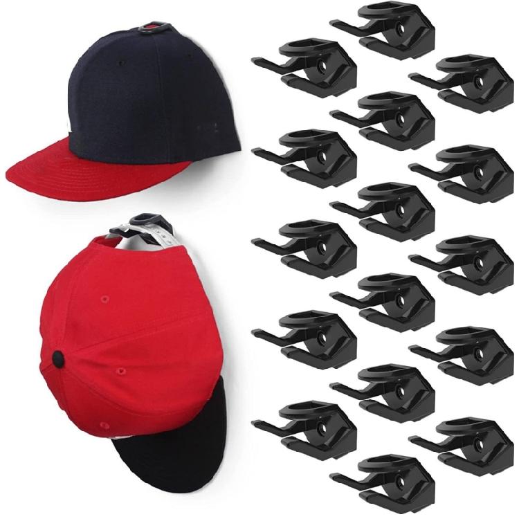5/10/18Pcs Convenient Hat Organizer Hat Rack for Baseball Cap Minimalists Hook