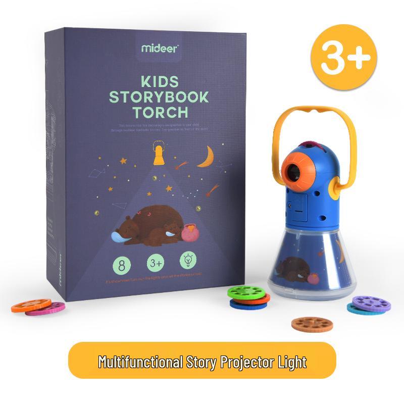 Mideer Milu Multifunctional Story Projection Lamp - Luminous Early Education Toy for Kids
