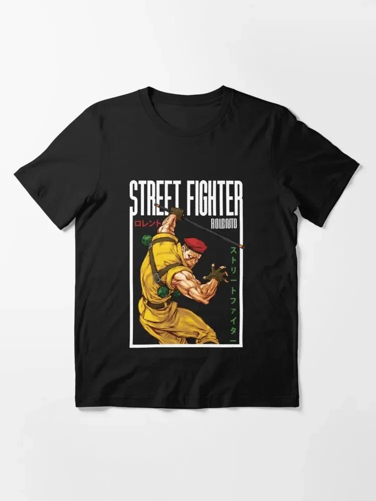 Street Fighhtter Sagat  Muay Thai Gaming Hadouken T Shirt for Men Casual Modal Tees Short Sleeve T Shirt Crewneck Tops