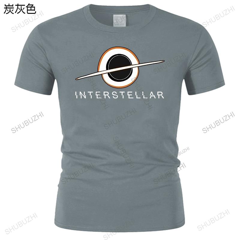 men O-neck summer short sleeve cotton tshirt Male T Shirt tee shirt interstellar letter print tshirts fashion tee-shirt for mens