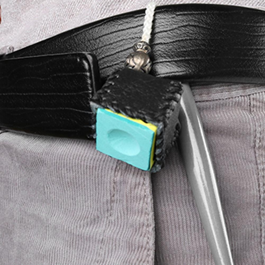 Snooker Billiard Chalk Case Pen design Portable Billiards Accessory (Black)